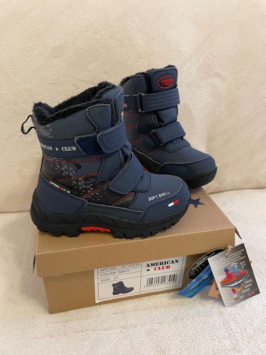 Зимові дитячі черевики Зимове взуття на хлопчика, розмір 27, ус.17,5см