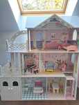 Drewniany domek dla lalek Barbie duży NOWY