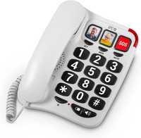 SPC 3295B Confort Numbers 2, Telefon Stacjonarny, Biały