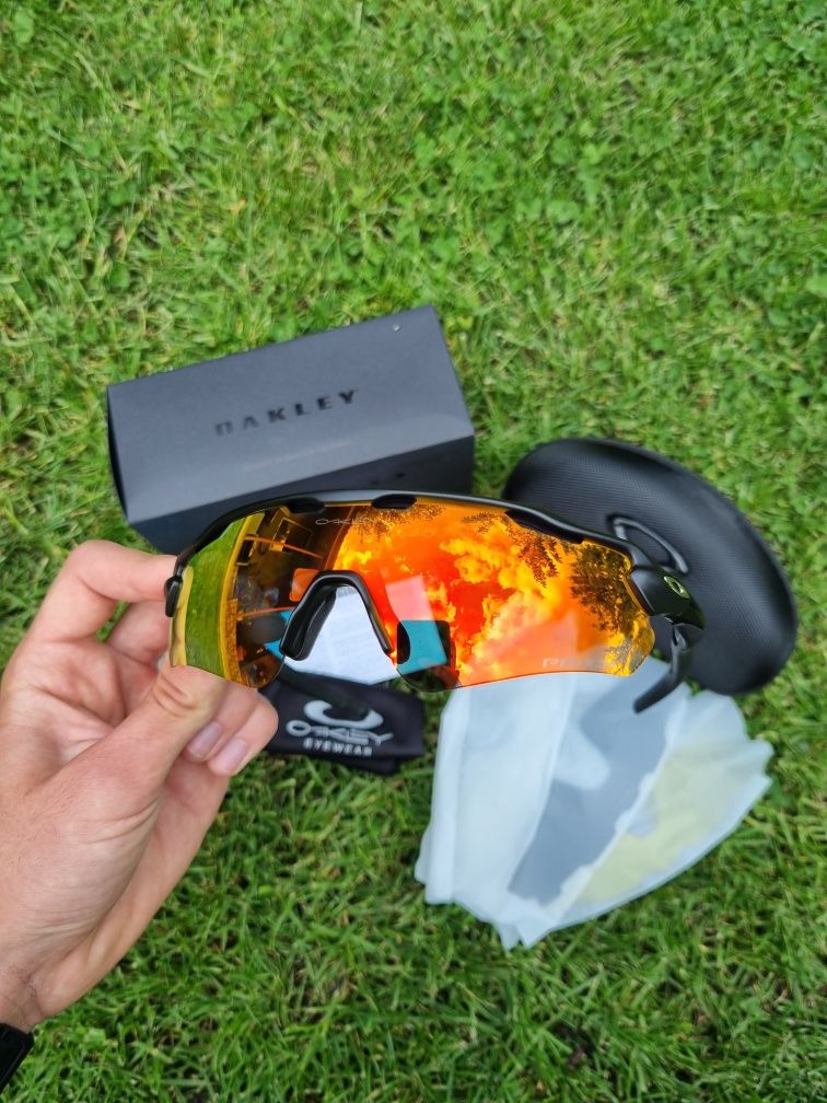 Спортивні окуляри oakley radar ev polarized + три змінні лінзи, чохол