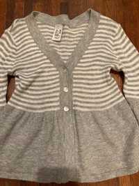 Sweterek, zapinany, Zara Kids, dziewczęcy , 2-3 lata .