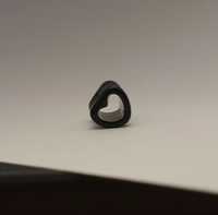 tunel plug do ucha akrylowy w kształcie serca 8mm