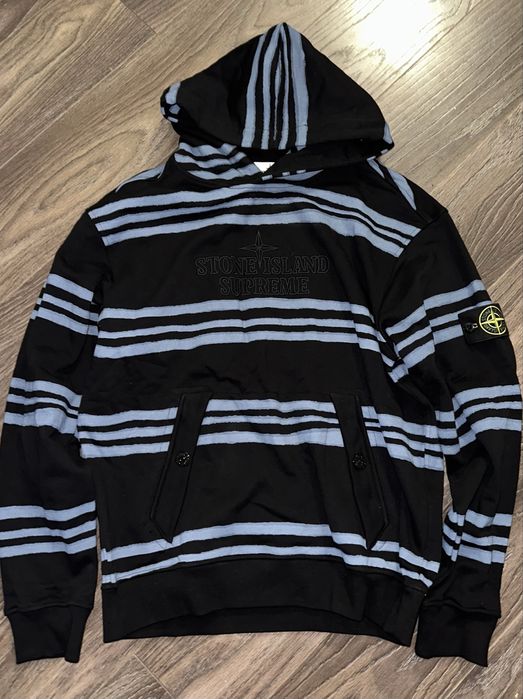 Stone Island x supreme hoodie