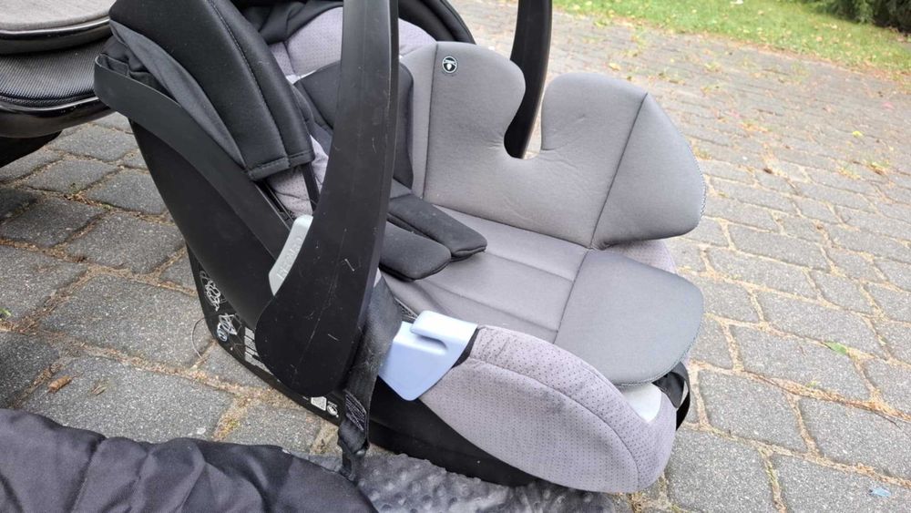 WÓZEK dziecięcy 2 w 1 gondola spacerówka + fotelik recaro + jeździki
