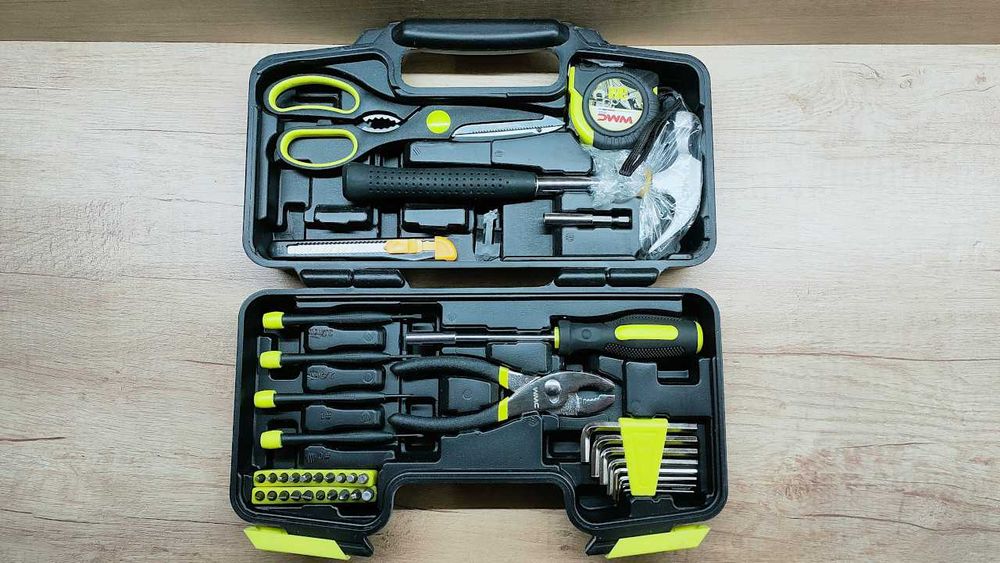 Uniwersalny zestaw narzędzi WMC, toolbox, skrzynka narzędziowa, 40 el.