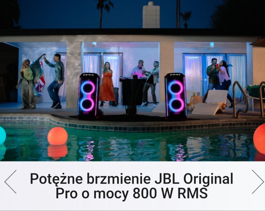 Wynajmę Imprezowe Głośniki JBL 800W 2 Wielkie Głośniki + 2 Mikrofony