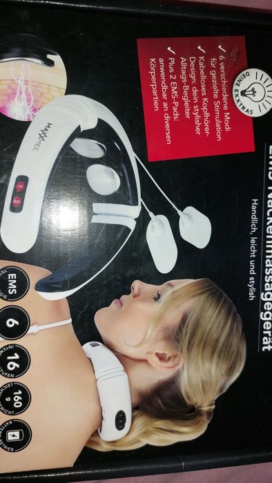 Электро  импульсный массажер Maxx для спины и шеи