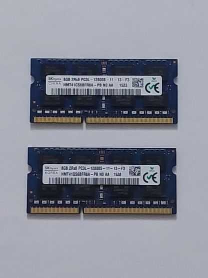 16Gb (2x 8Gb) memória RAM DDR3L PC3L-12800