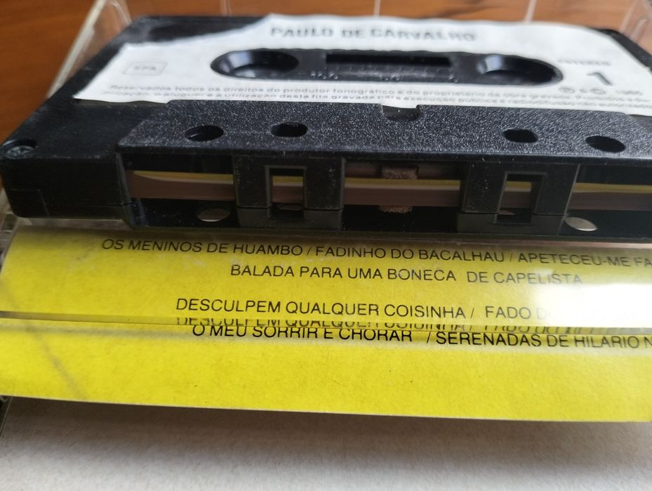 Antiga K7 Paulo de Carvalho 1985