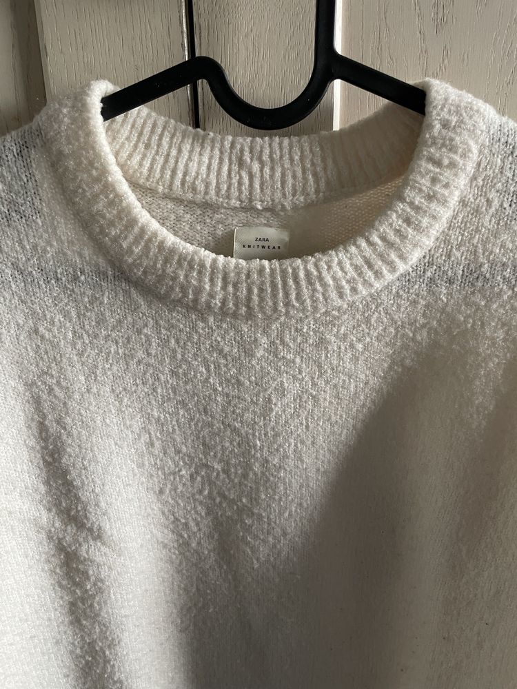 Zara Girls Sweter kremowy, rozmiar 164cm 13/14lat