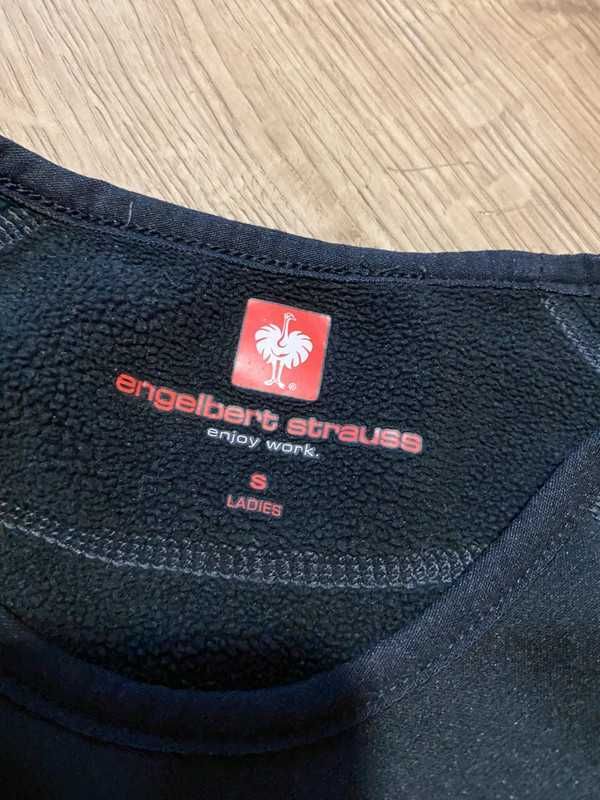 Bluzka funkcyjna długi rękaw Engelbert Strauss r.S czarny workwear
