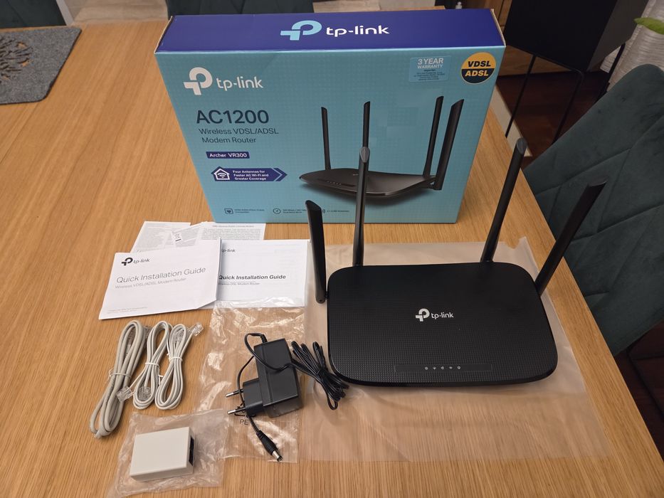 Modem/router tp-link AC1200 Archer VR300 ADSL/VDSL 2,4G/5G