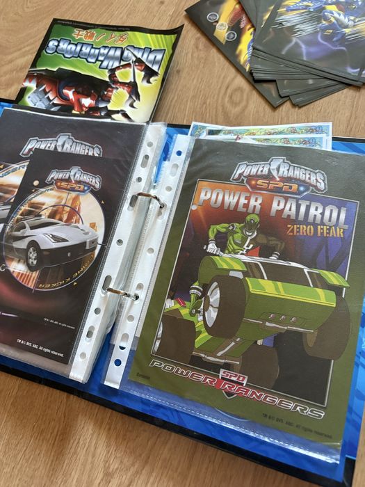 Segregator z karteczkami Power Rangers Hot Wheels i inne