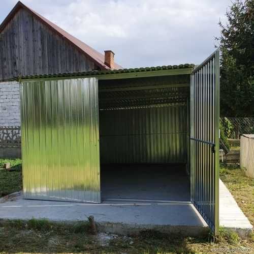 Garaże blaszane blaszaki garaż blaszany blaszak wyprzedaż Hale Wiaty