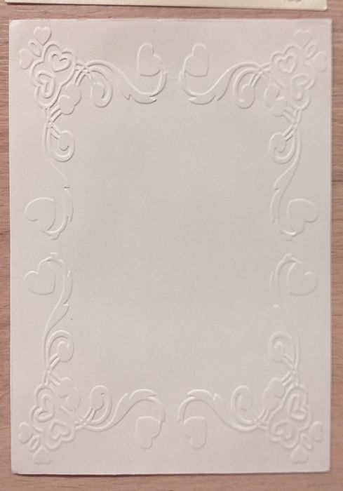 Scrapki 7 szt ramki wytłaczane serca scrapbooking