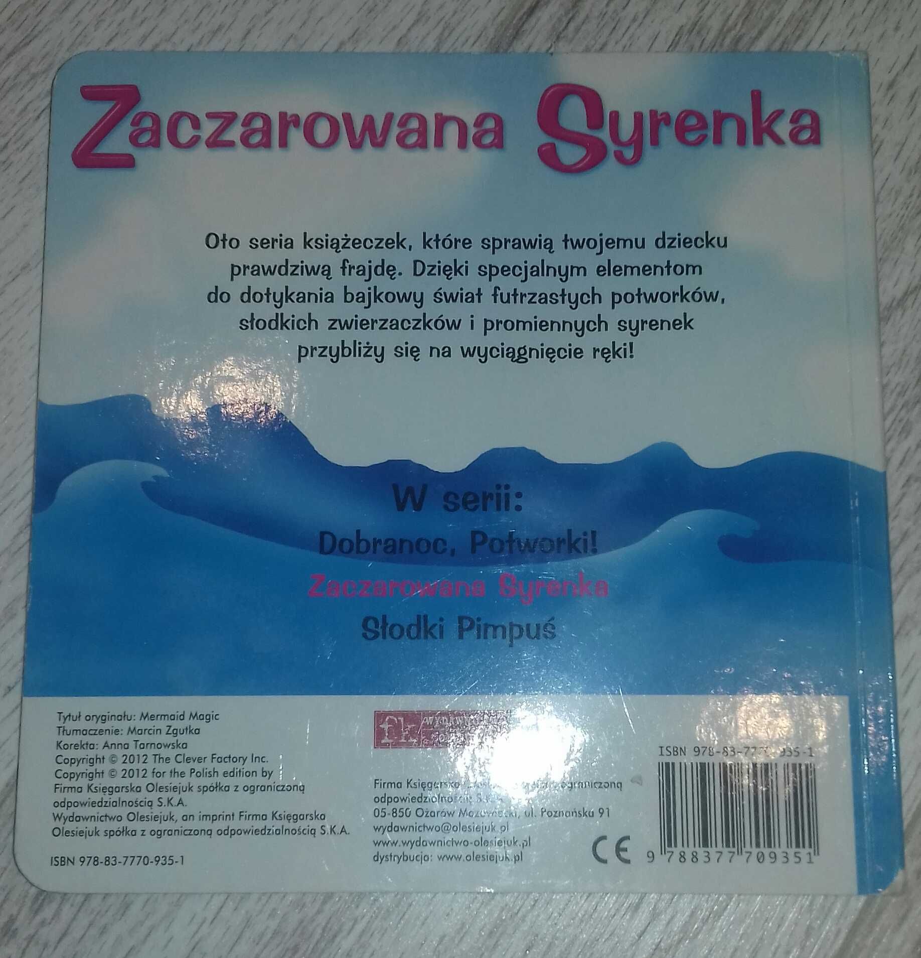 Zaczarowana Syrenka dotknij i poczuj