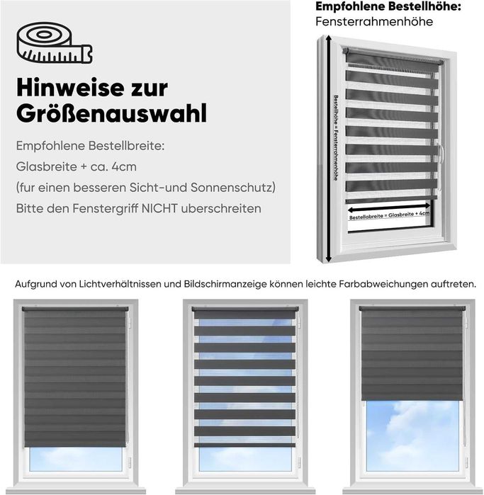 Nowa roleta dzień/noc / żaluzja / panel / zasłona SEKEY 130x150 !K392!