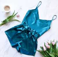 Sexowna piżama satyna Labress Lingerie
Aurelle Sea Green