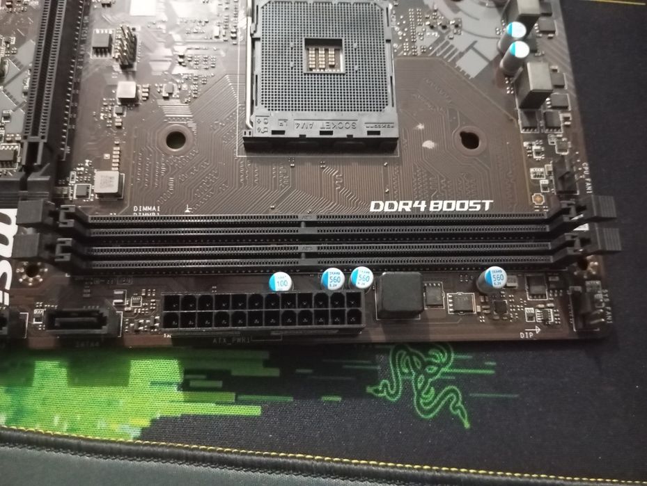 Материнская плата А320М-А PRO + базовый кулер AMD