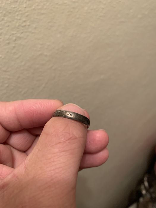 Peças de decoração e Anel em prata 2,3 cms