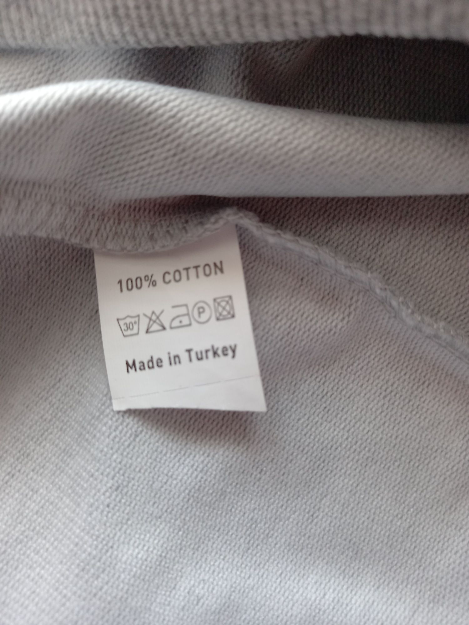 Bluza młodzieżowa (nowa) tunika bawełniana szara - rozmiar L- XXL