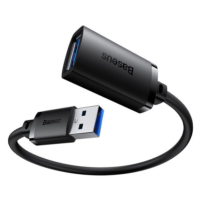 Przedłużacz kabel USB 3.0 1.5m Baseus AirJoy Series - czarny