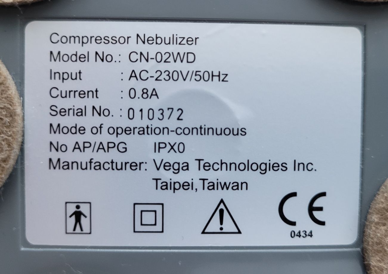 Nebulizator inhalator elektryczny
