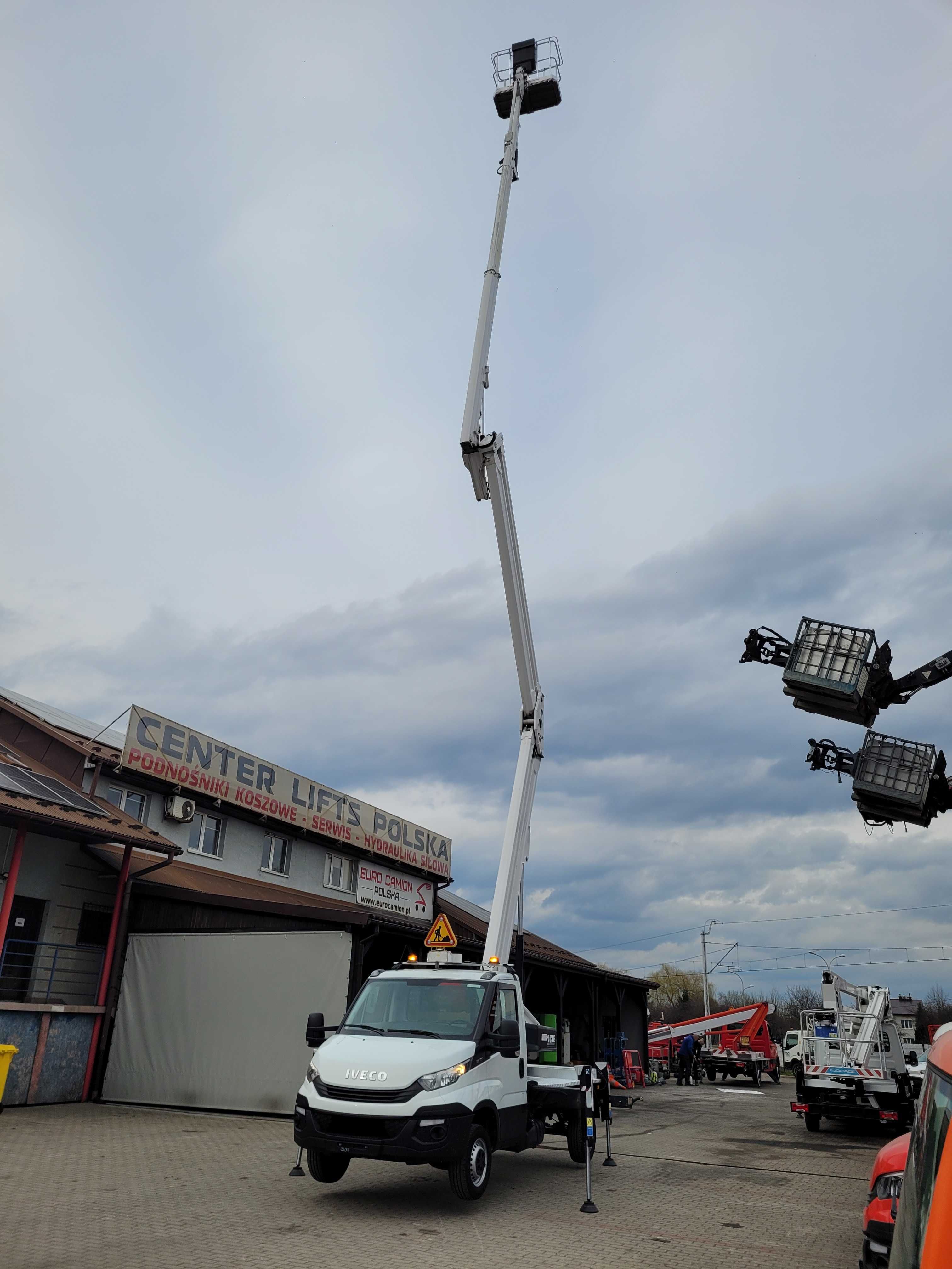 przegubowy/z/jib/podnośnik/cte/zed/23m/zwyżka/iveco/koszowy/multitel