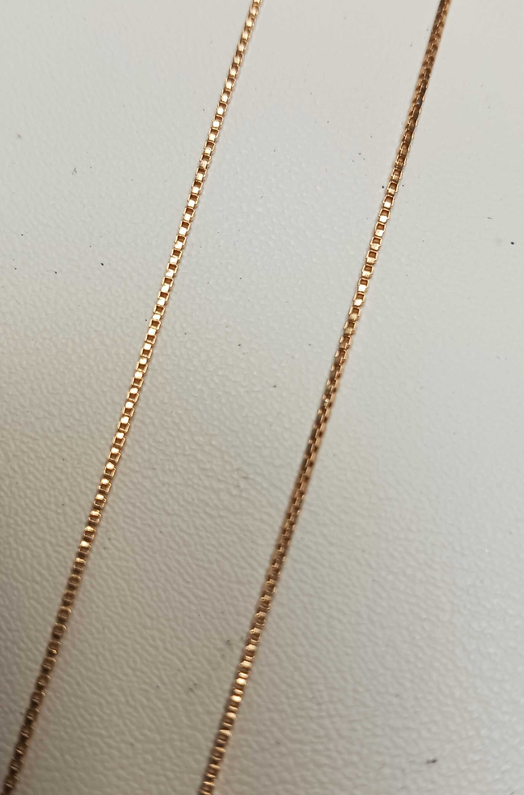 Łańcuszek złoto 18 karatowe - 78cm!