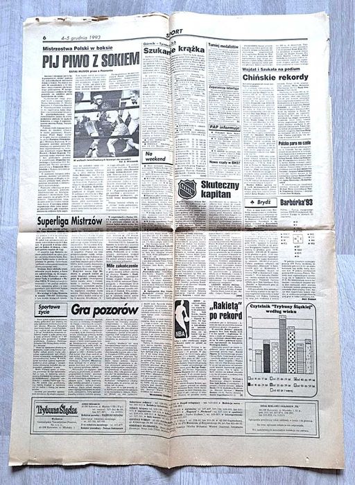 Trybuna Śląska, z dn. 04.12.1993r.