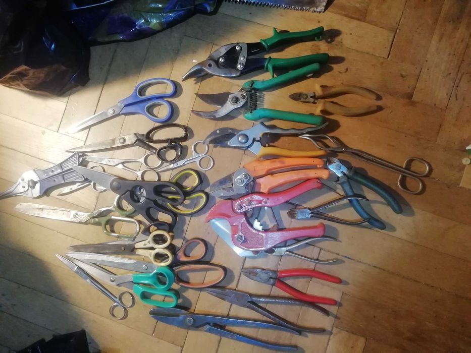 27 шт ножниці кусачки плоскогубці секатор 1 лотом