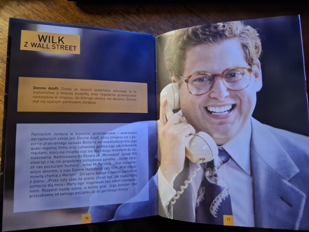 DVD booklet Wilk z Wall Street / MMXIII WOW/ Lektor PL