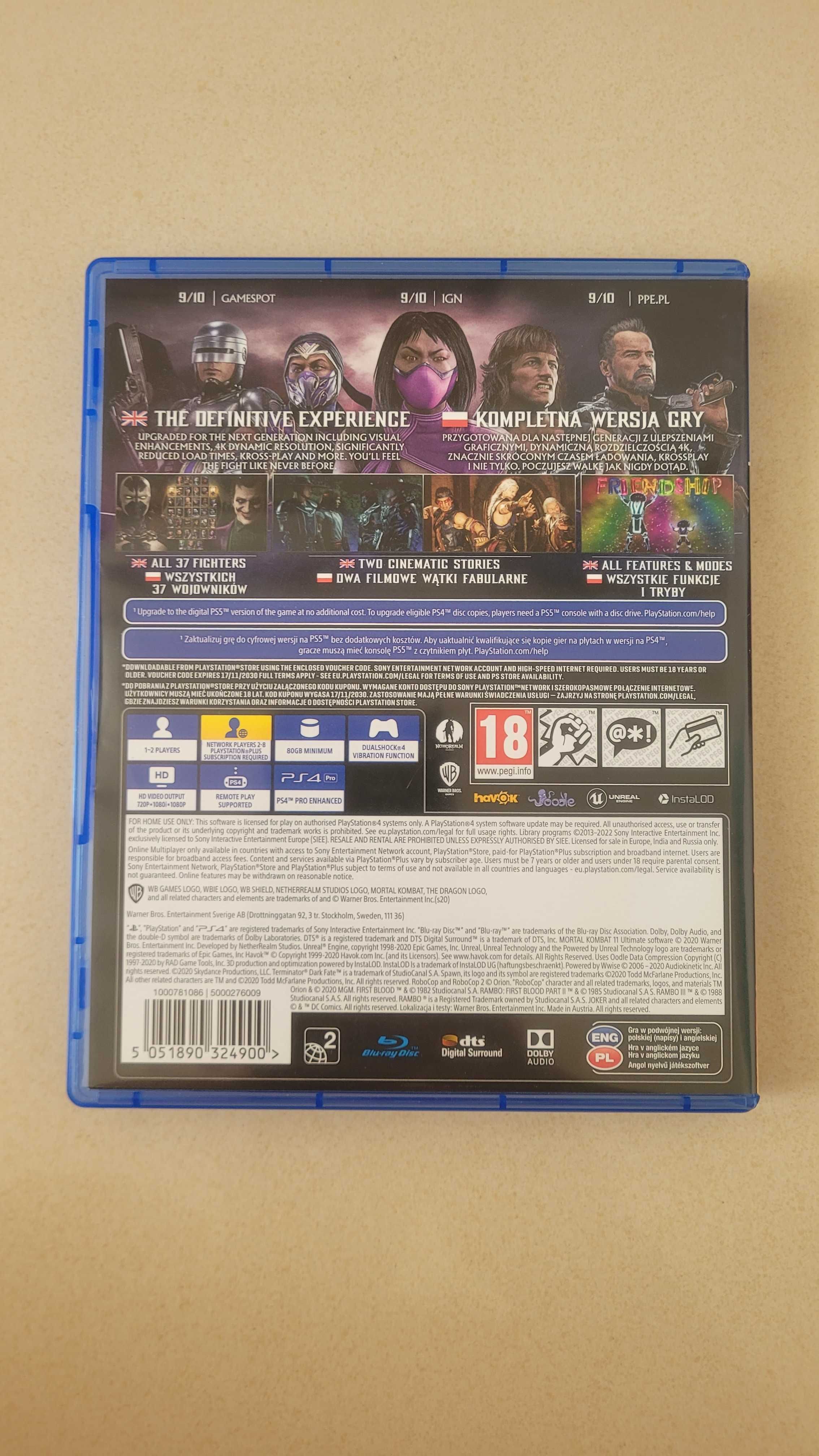 Mortal Kombat 11 Ultimate PS4 PS5