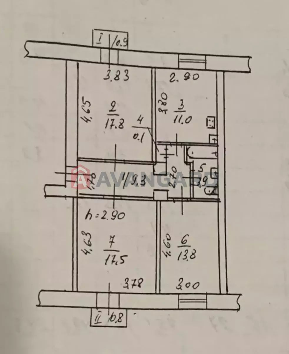 продам 3х ком квартиру пр.Яворницкого,125