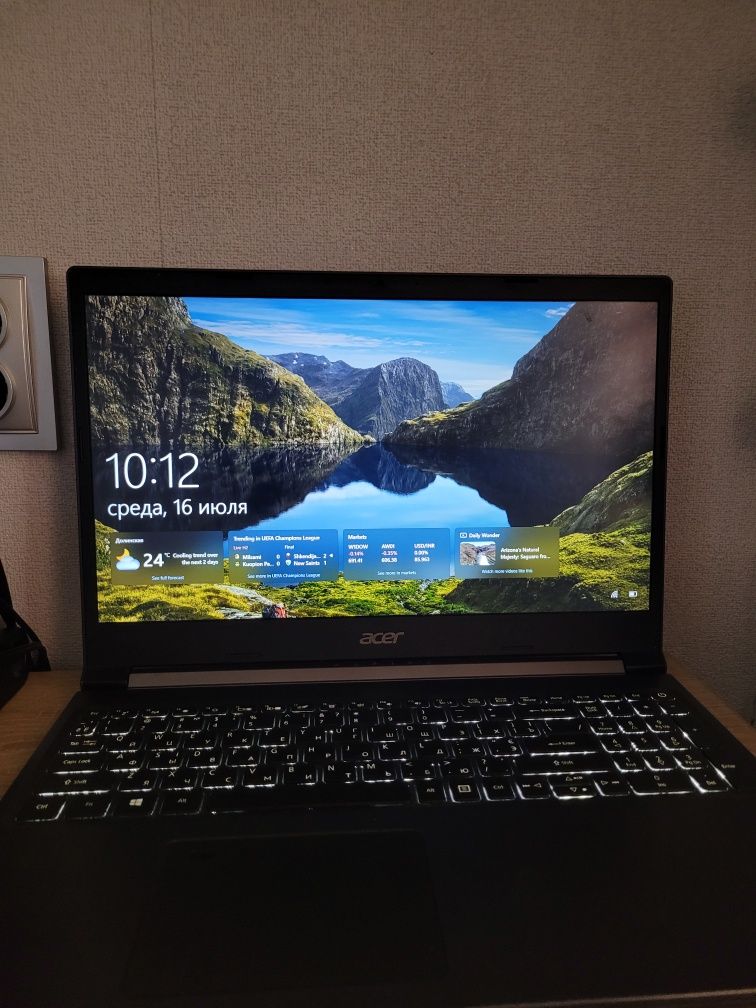 Ноутбук Acer Aspire 7 A715-75G i5-9300H | 32Gb | Nvidia Gtx 1650 4gb