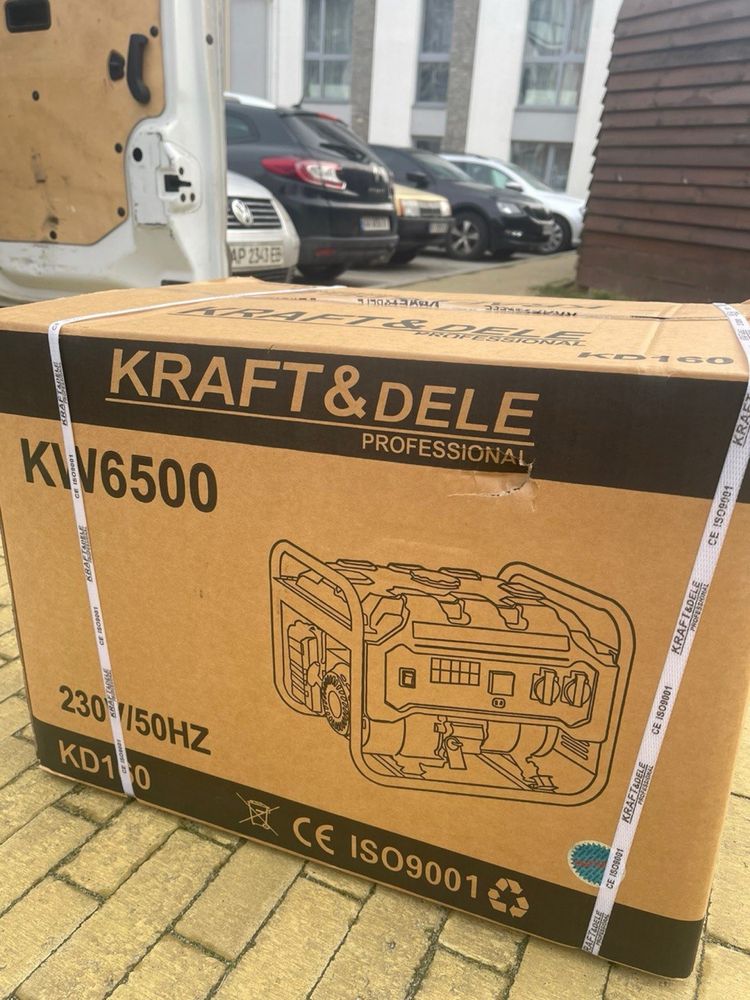 Генератор бензиновий KD160 3500W Kraft&Dele