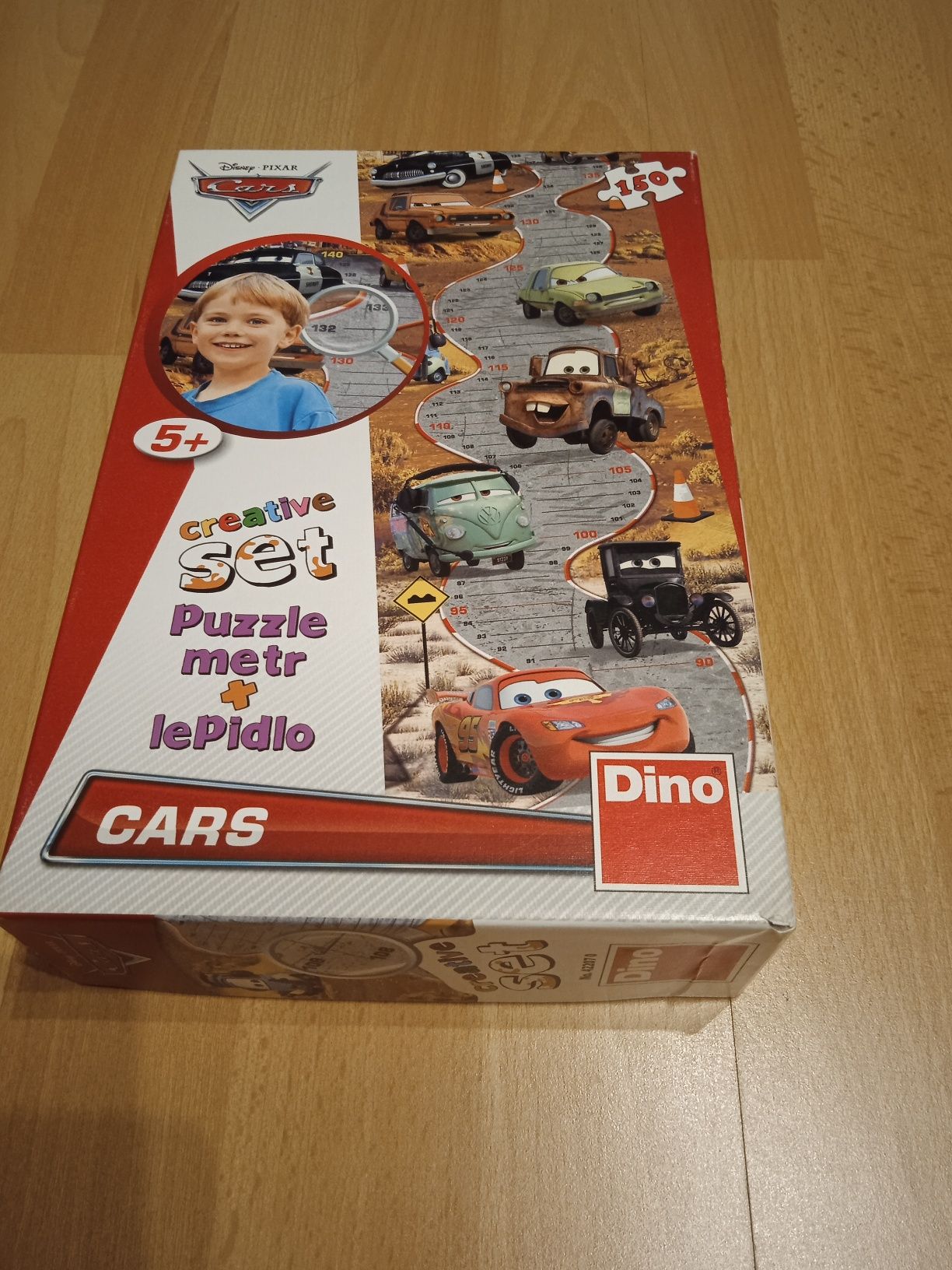 Nr 3 Cars puzzle dino