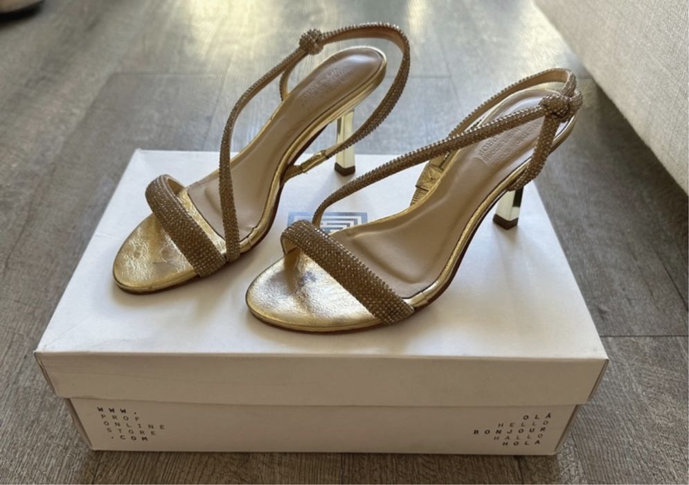 Sandálias altas Prof