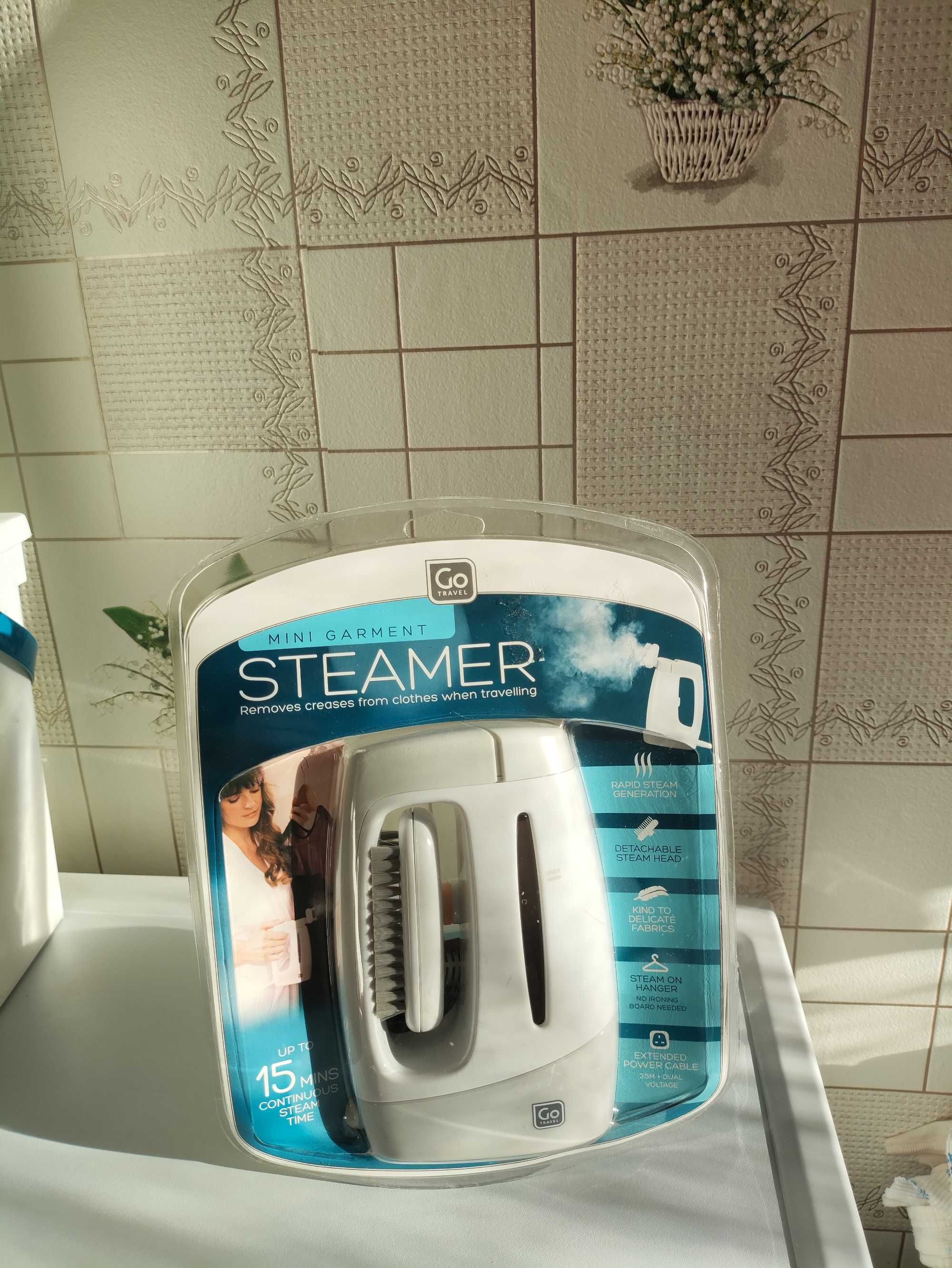 Parownica turystyczna mini Steamer Go żelazko parowe podróżna do ubrań