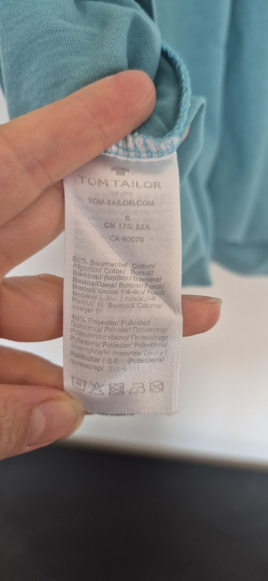 Męska koszulka Tom Tailor S bawełna