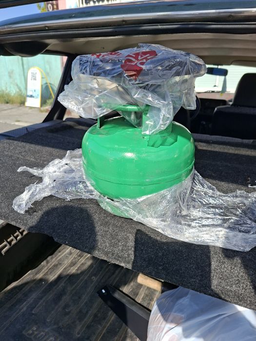 Газовий балон чавунний з перехідником