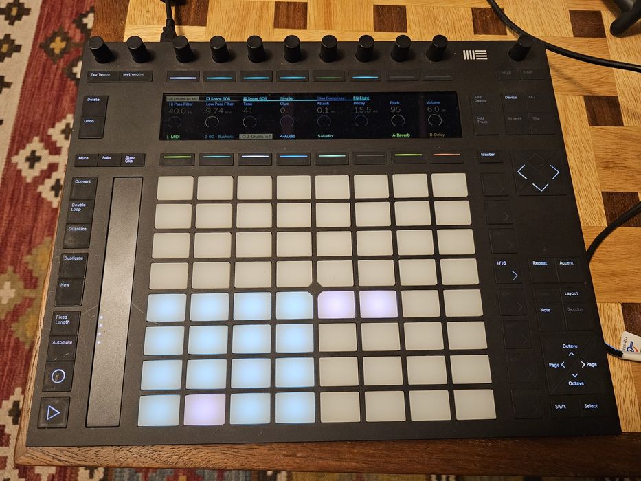 Ableton Push 2 com Decksaver