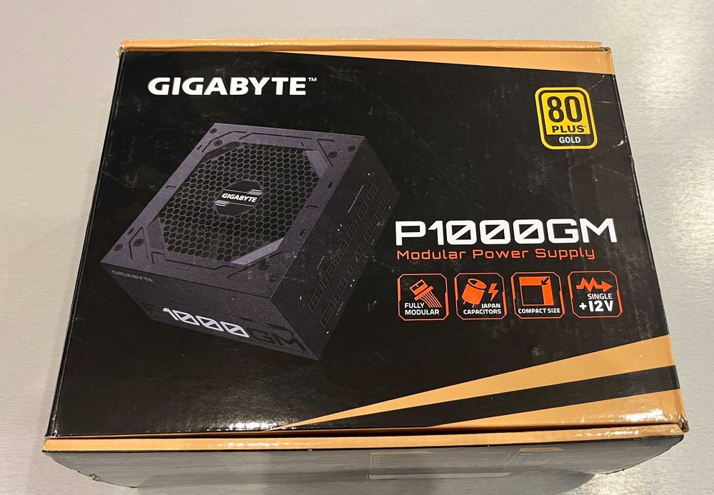 Zasilacz Gigabyte GP-P1000GM 1000W modularny Okazja! W-wa Wilanów