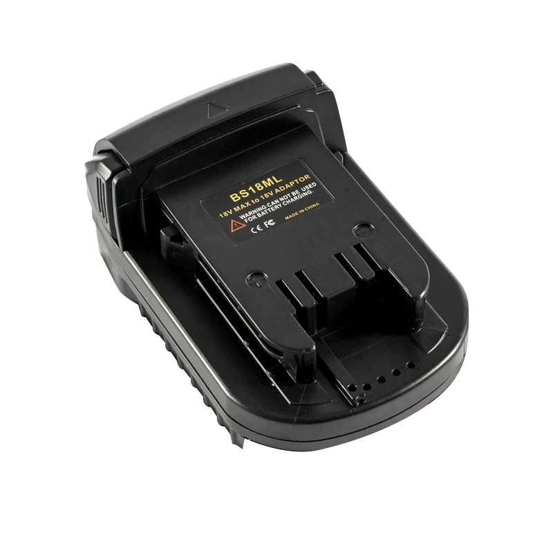 Conversor adaptador b18 ml para bateria de íon-lítio bosch 18v