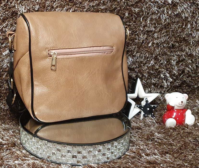 Torebka Brązowa Fashion Bags damska tzw. Chlebaczek