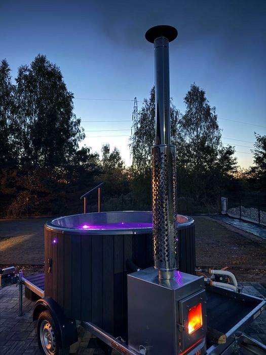 Wynajem mobilna Bania Balia Jacuzzi z dostawą, pomysł na prezent!