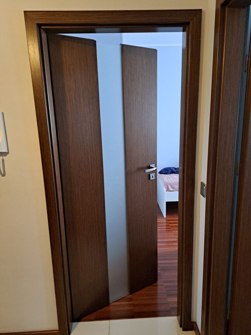 Solidne drzwi PORTA, 2 x P80, kolor WENGE