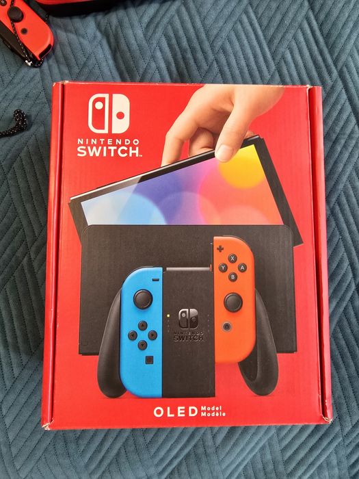 Nintendo Switch OLED wielki zestaw