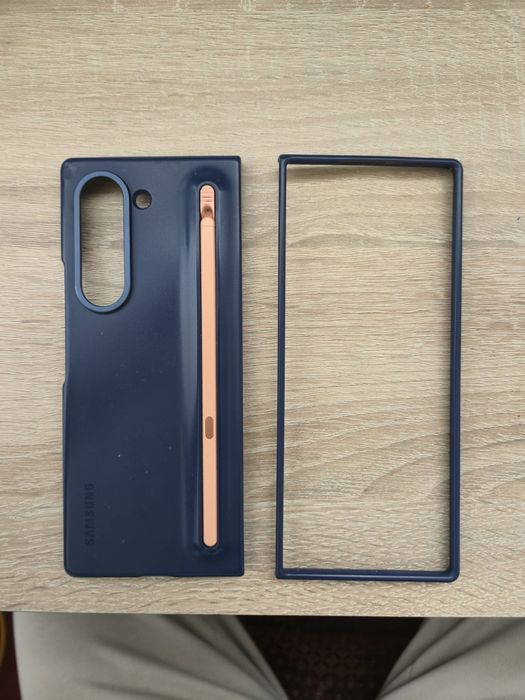 Case rysik S pen oraz case przeźroczysty magnetyczny Samsung Z fold 6