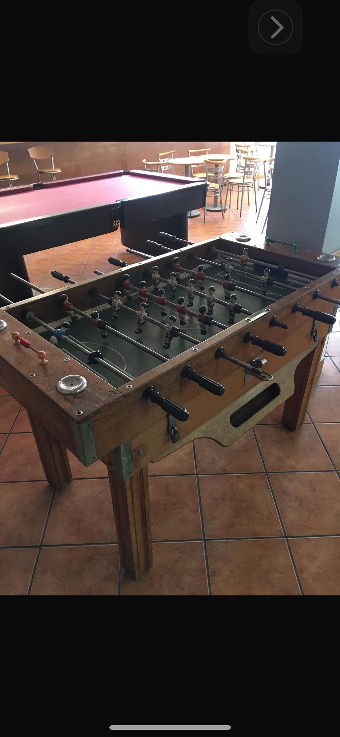 Mesa de bilhar/ Matraquilhos